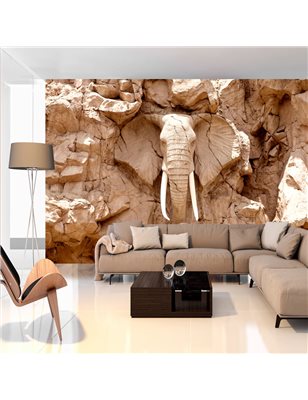 Fotomurale  Stone Elephant (South Africa)